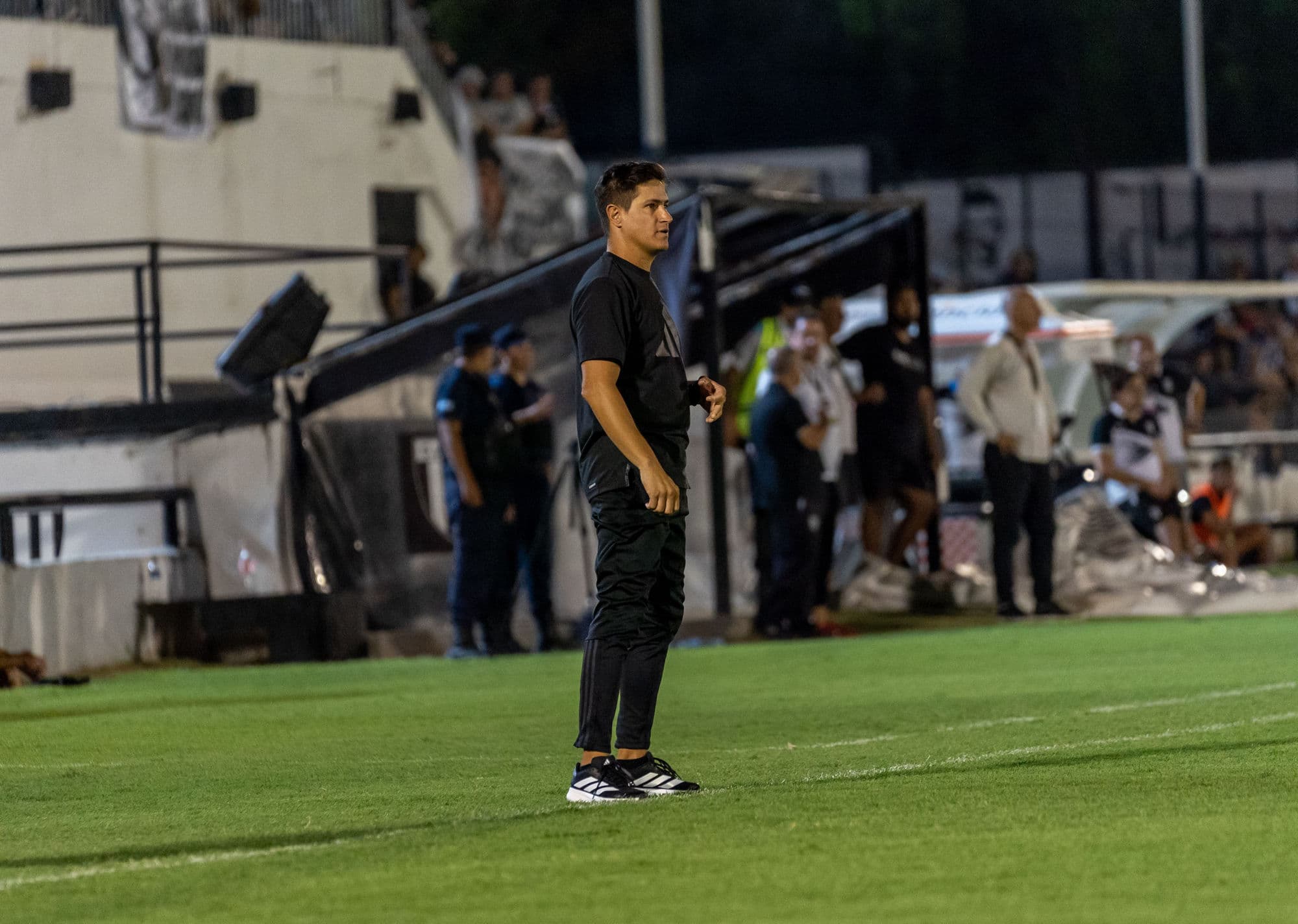 Coach on the sideline